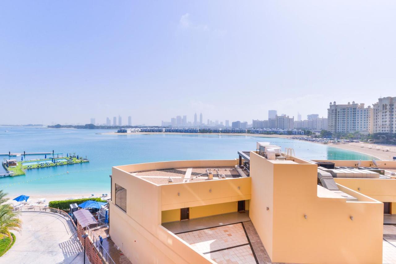 두바이 Tiara - Luxury Palm Jumeirah - Private Beach And Pool! 아파트 외부 사진