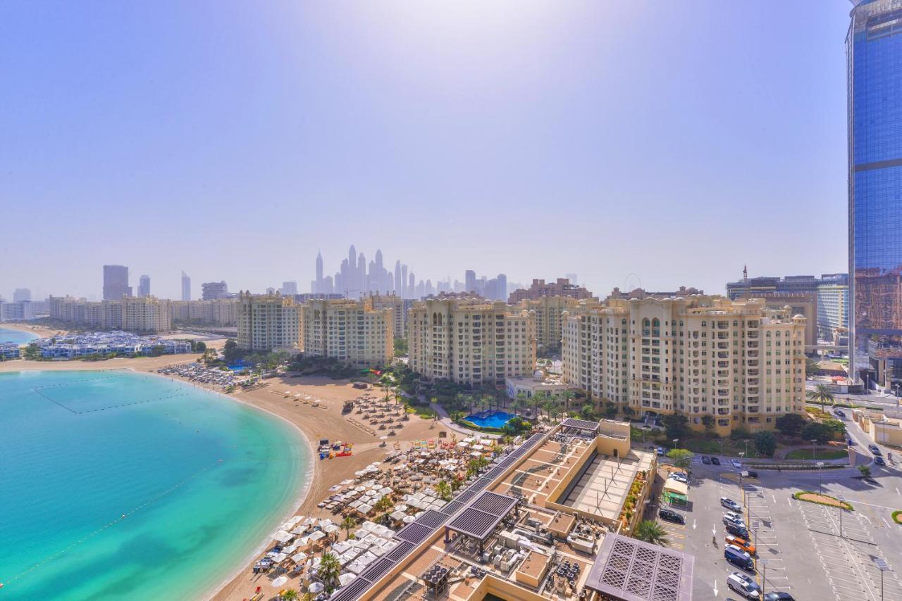 두바이 Tiara - Luxury Palm Jumeirah - Private Beach And Pool! 아파트 외부 사진