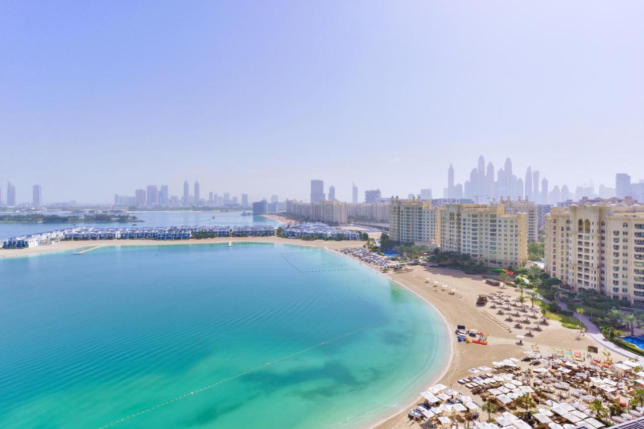 두바이 Tiara - Luxury Palm Jumeirah - Private Beach And Pool! 아파트 외부 사진